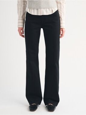 Abercrombie & Fitch Curve Love 90s Relaxed High Rise Jeans 31 Black